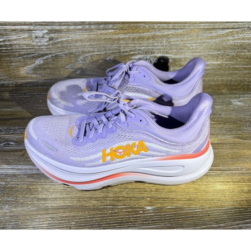 Hoka Bondi 9  Aster Flower Starlight Glow Women's Size 7.5 B